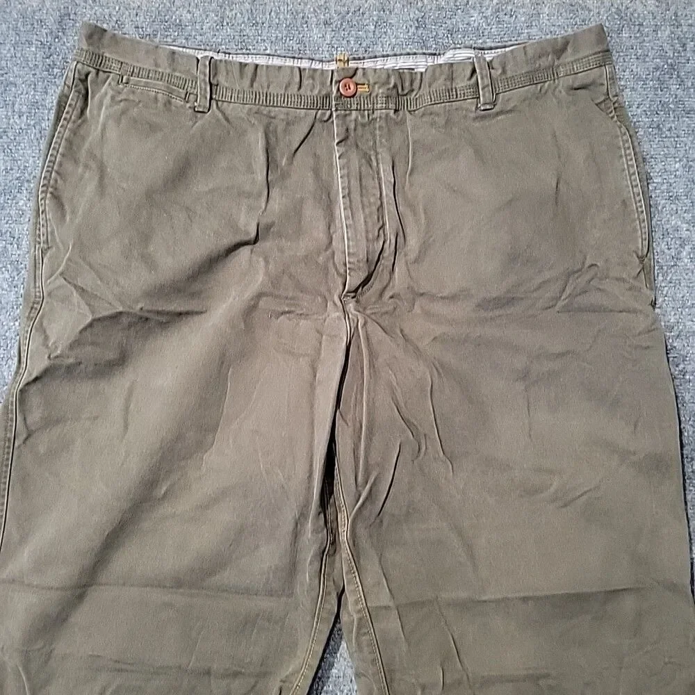 Timberland Pants Mens 42 x 30 Olive 100% Cotton Straight Leg Relaxed Fit